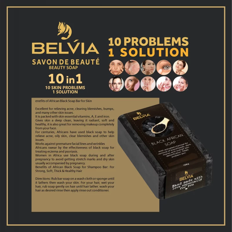 Belvia African Black Soap