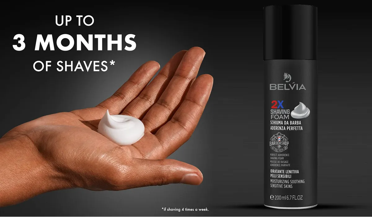 Belvia Shaving Foam5