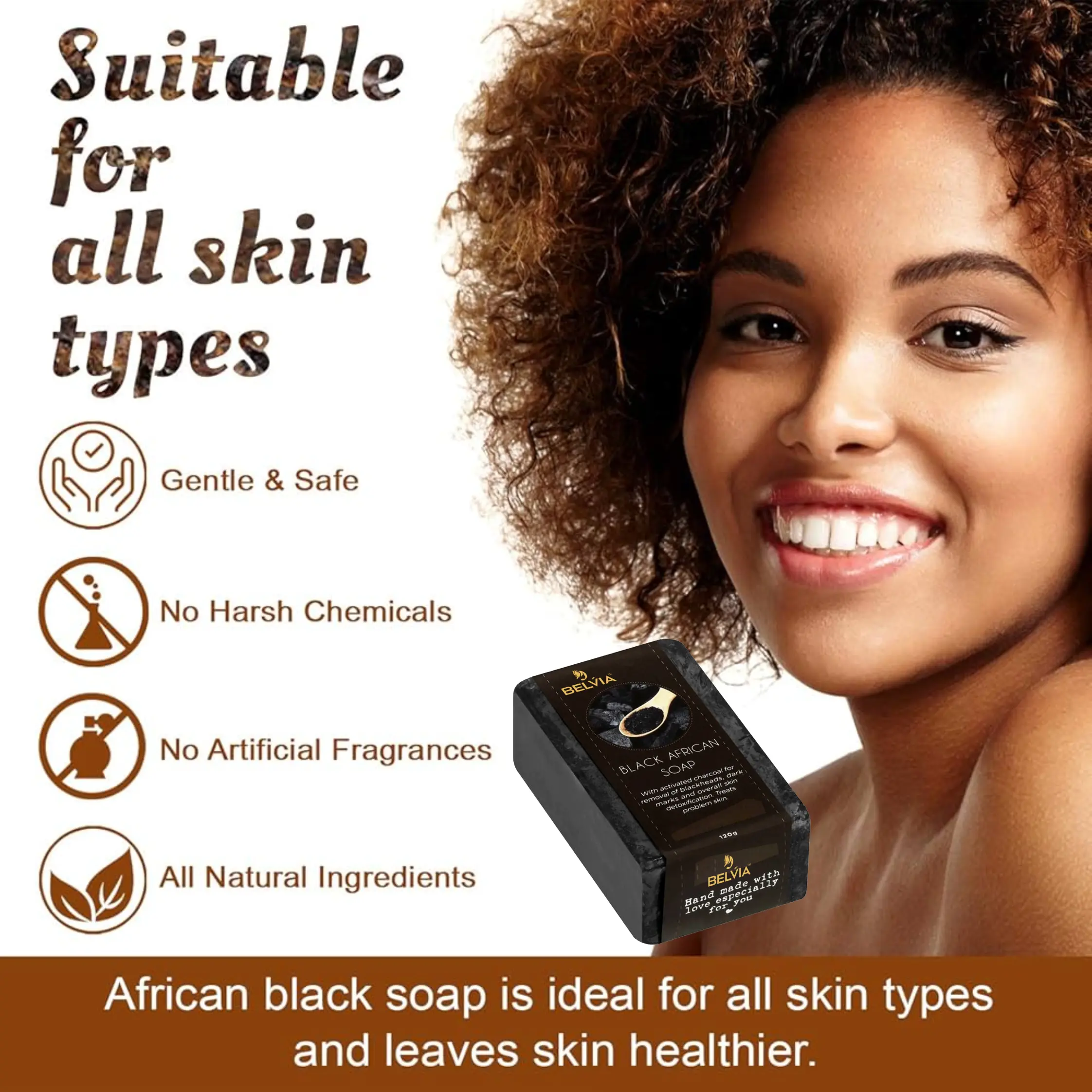 Belvia Black African Soap