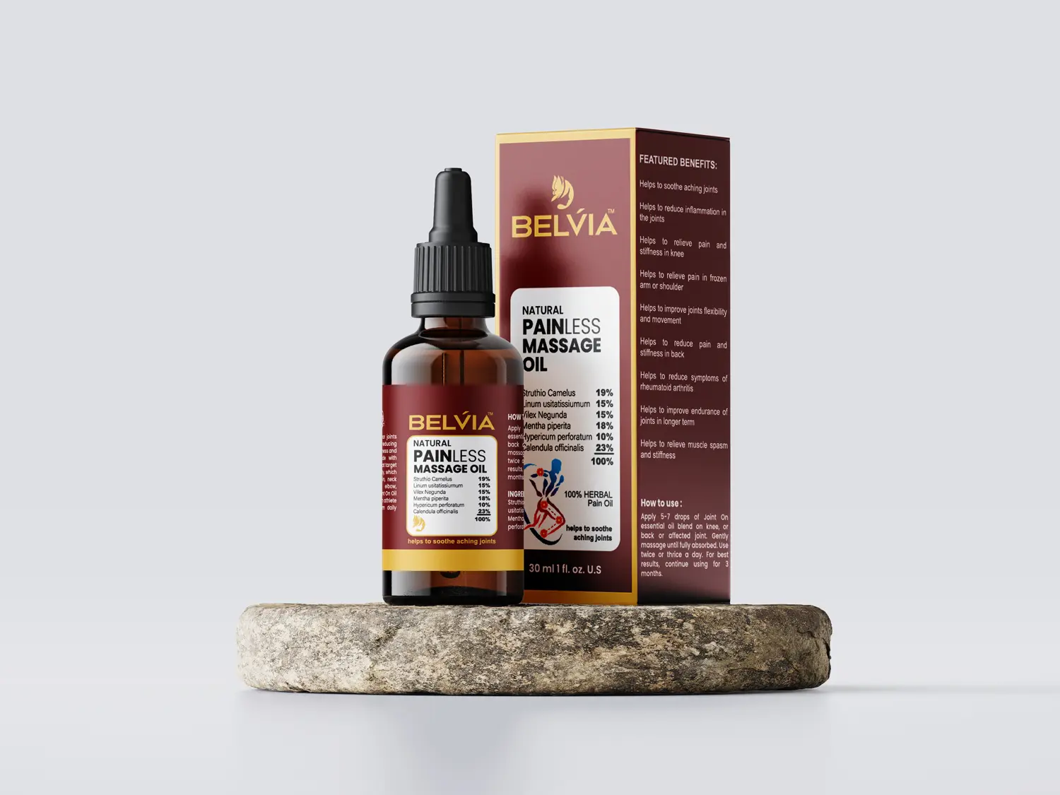 painless massage oil